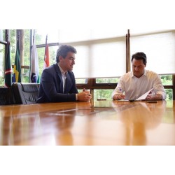 Ratinho Jr. assina contrato para a construção da Ponte de Guaratuba